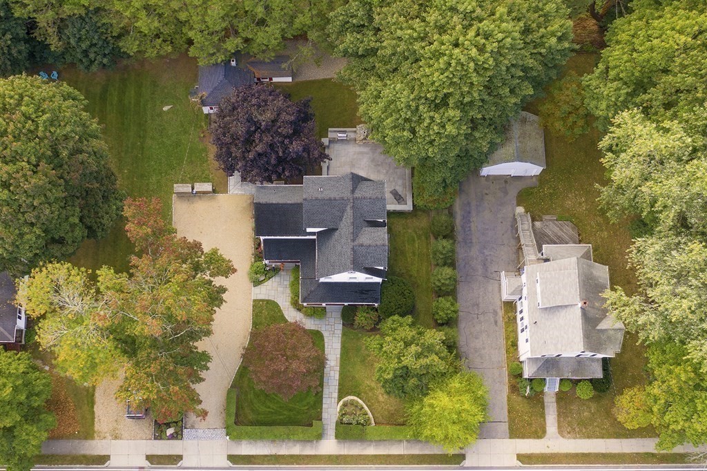 41-43 Stone Street Walpole, MA 02081 - Photo 34 of 36 an aerial view of residential houses with outdoor space and trees