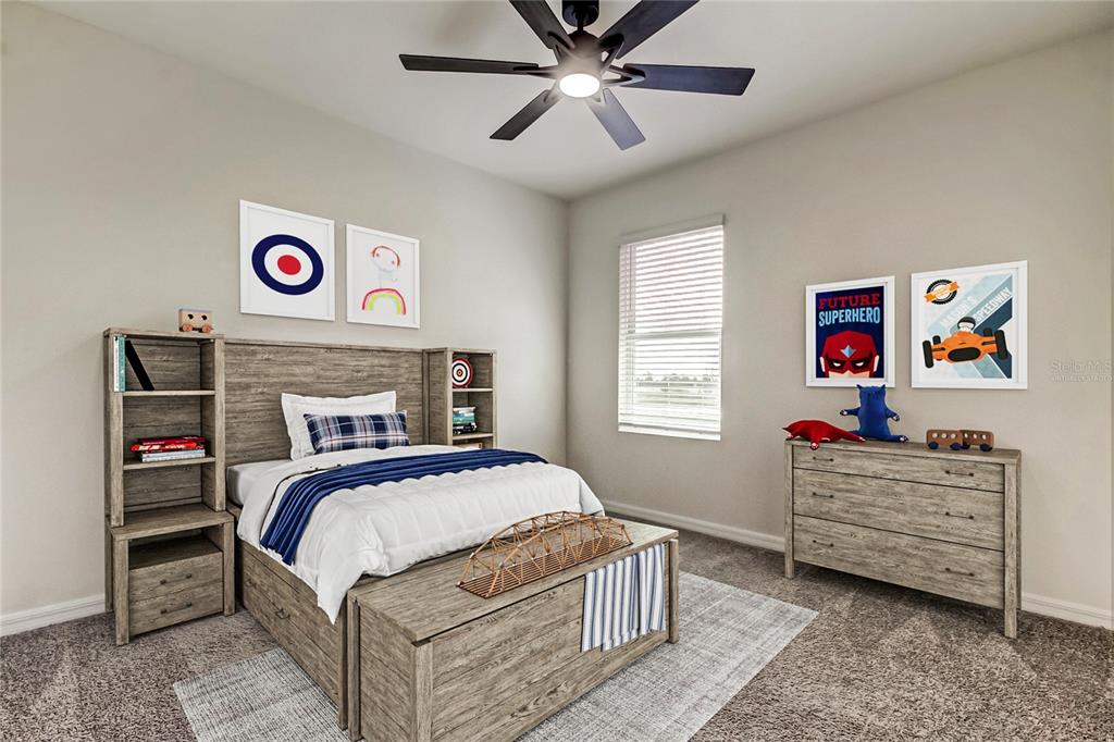 3845 Rory Pond Court Lakeland, FL 33811 - Photo 48 of 68 a bedroom with a bed and a closet