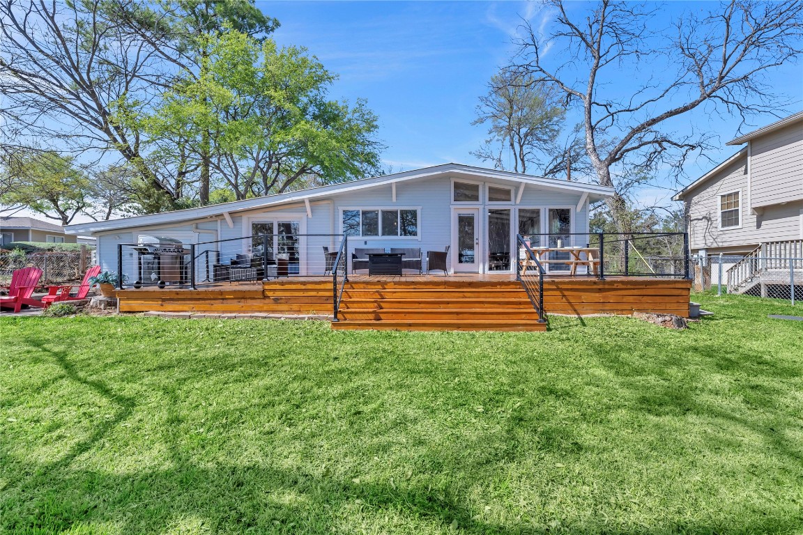 1946 Granite Cove Road Kingsland, TX 78639 - Photo 12 of 31 a front view of house with yard and seating area