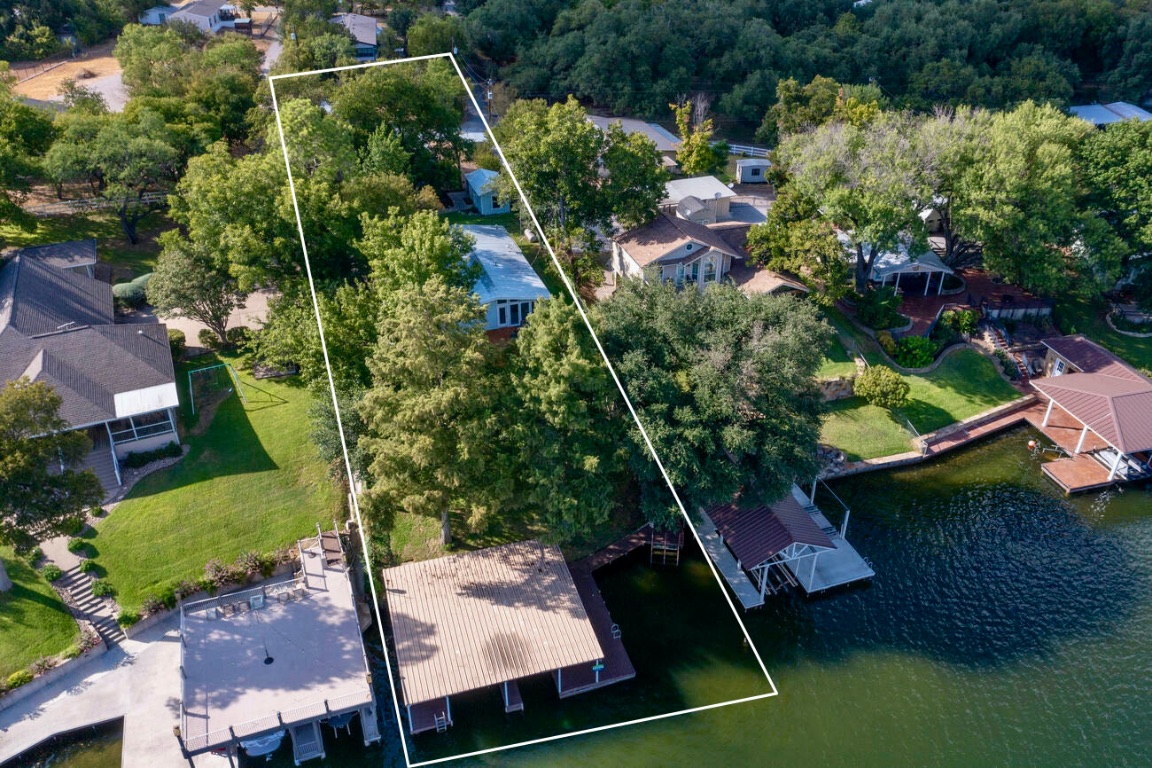 1946 Granite Cove Road Kingsland, TX 78639 - Photo 29 of 31 an aerial view of house with yard swimming pool and outdoor seating