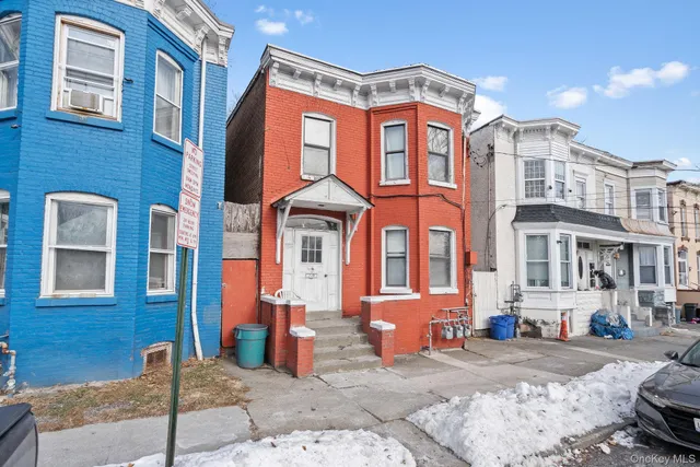 a street view of a building