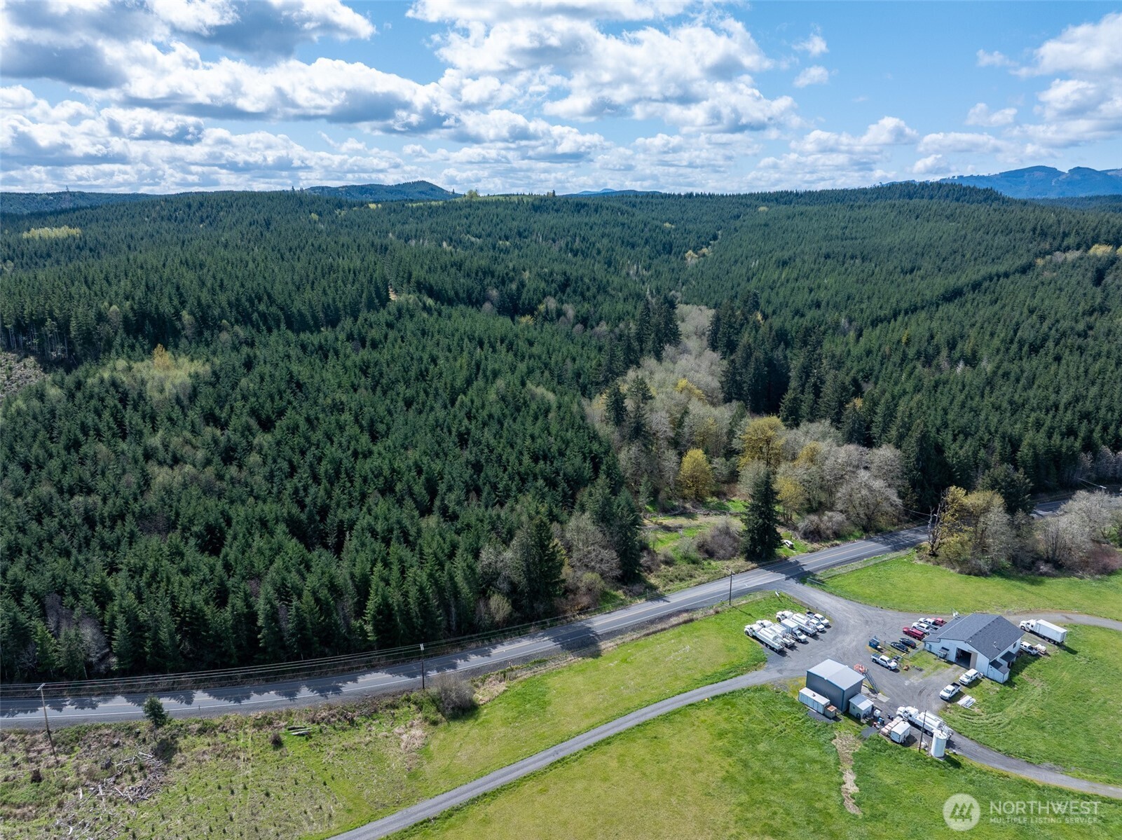 0 Bunker Creek Road Chehalis, WA 98532 - Photo 20 of 20 an aerial view of a backyard