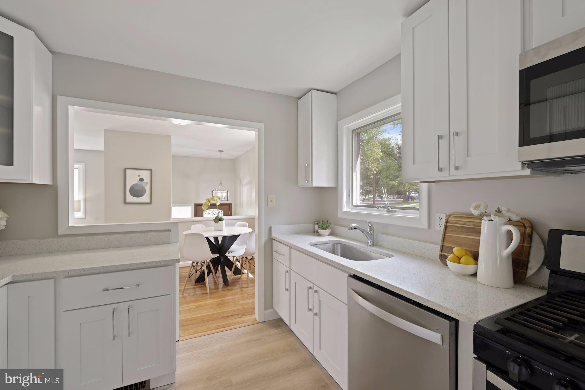 4014 Jeffry Street Silver Spring, MD 20906 - Photo 11 of 25 Open Kitchen features Peninsula for Entertaining