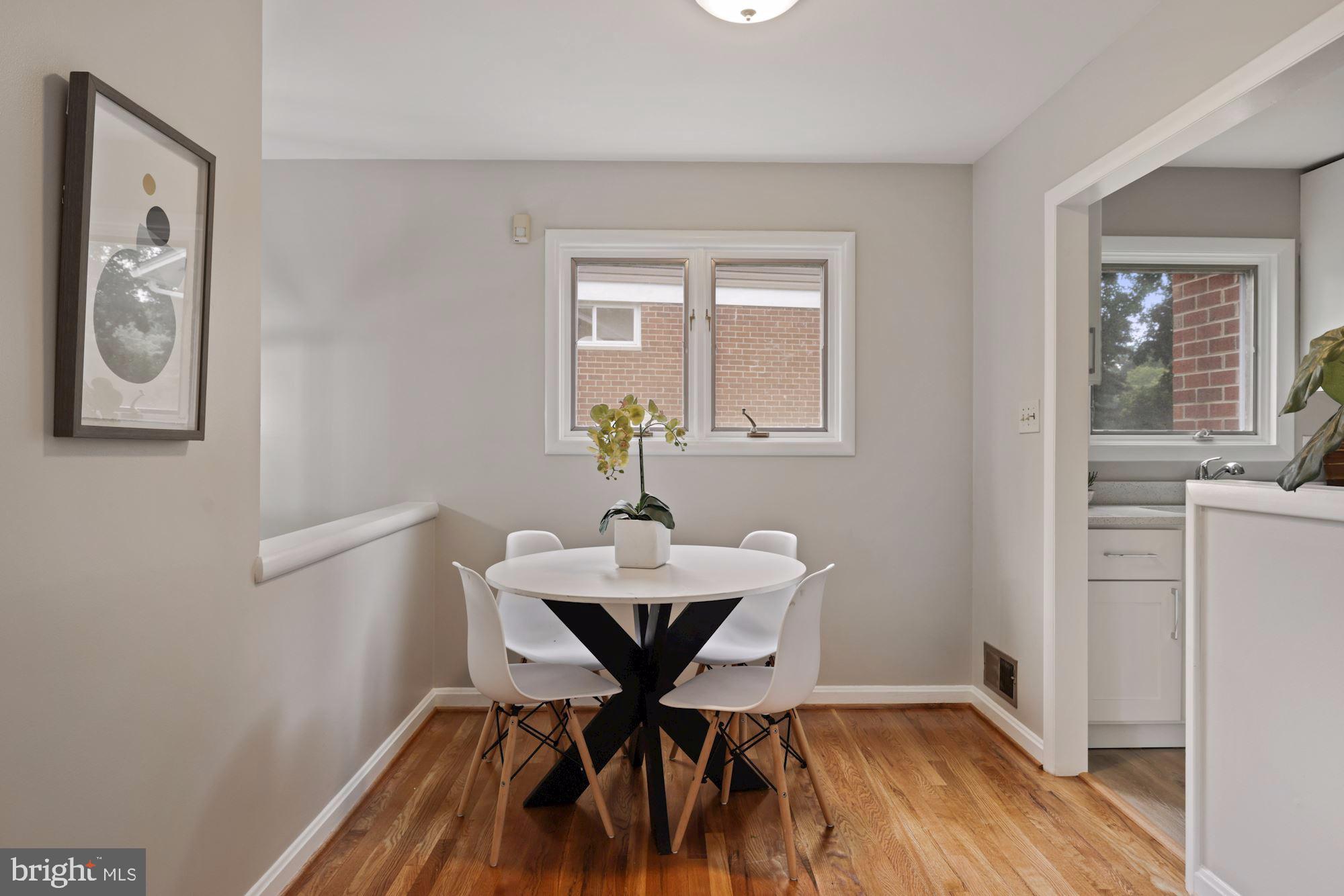 4014 Jeffry Street Silver Spring, MD 20906 - Photo 6 of 25 Dining Area Open to Living Room and Kitchen