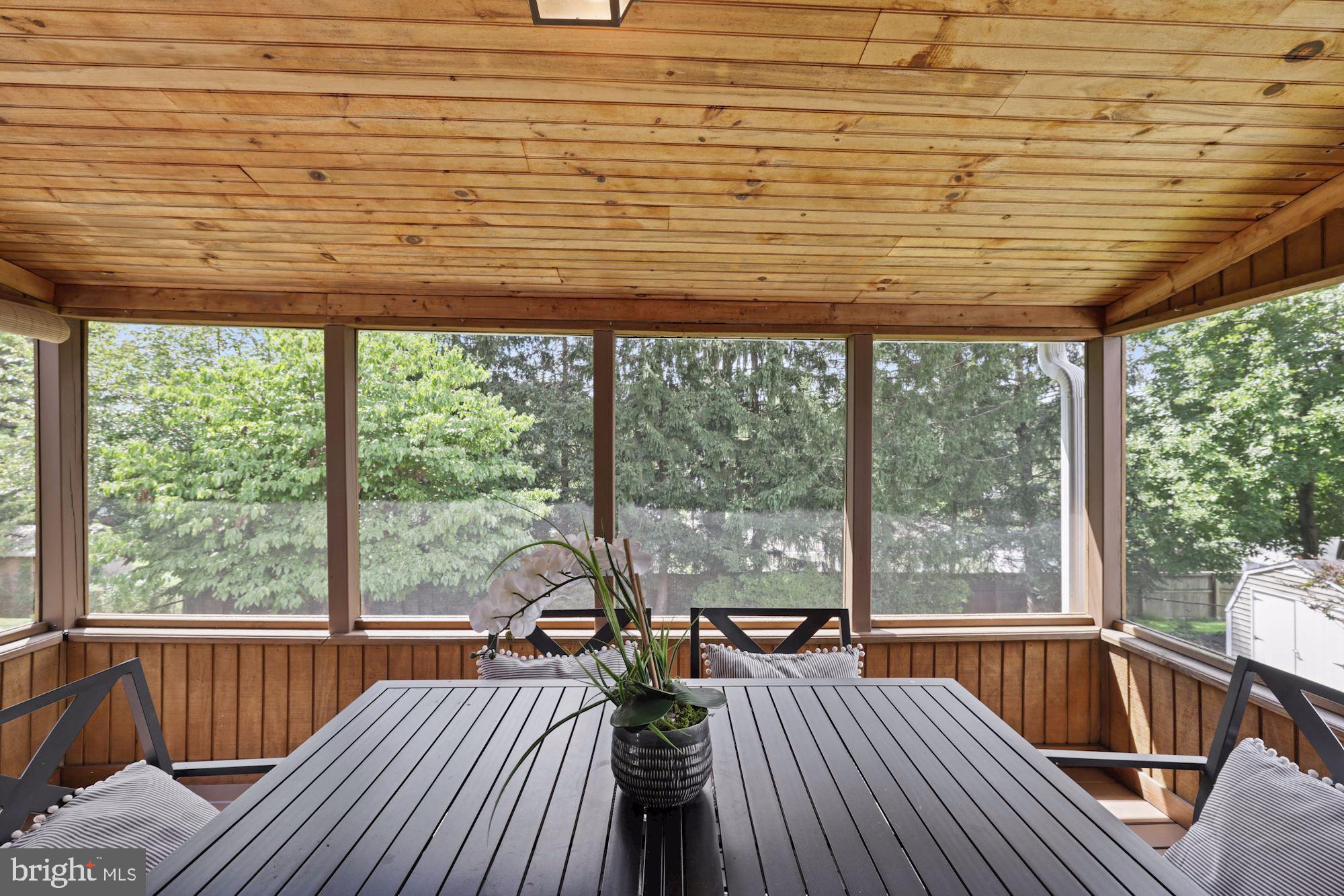 4014 Jeffry Street Silver Spring, MD 20906 - Photo 8 of 25 Screen Porch overlooks beautiful rear lawn