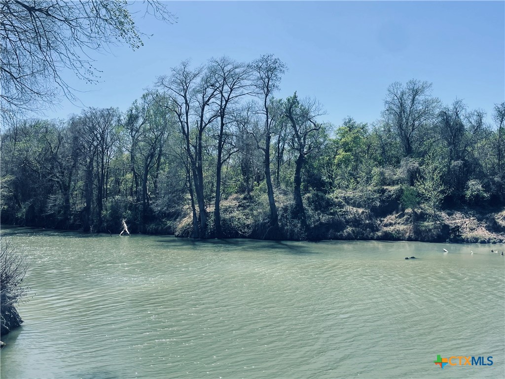 40 Cypress Valley Road Cuero, TX 77954 - Photo 19 of 24 a view of a swimming pool and trees in the background