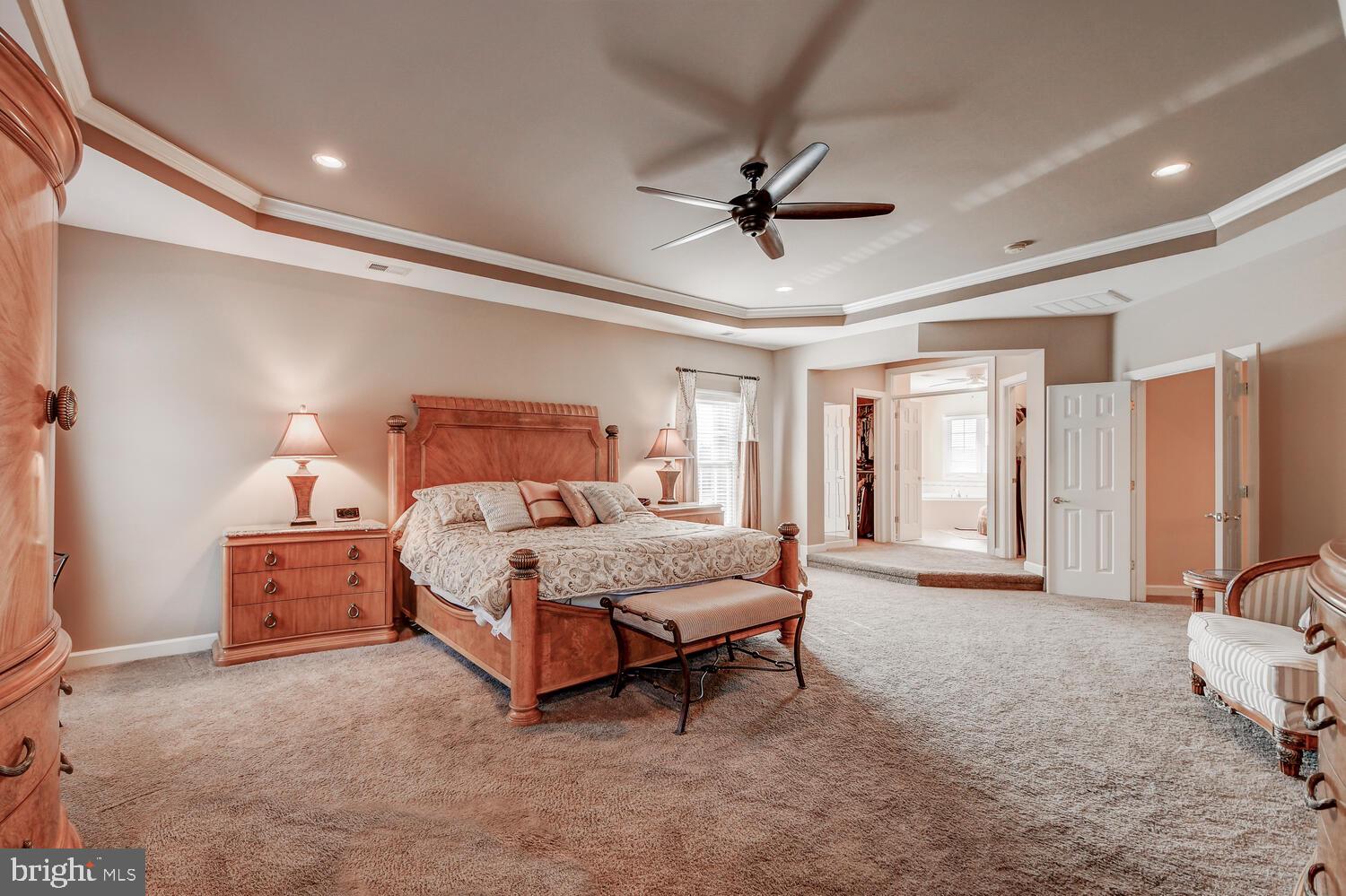 829 Stable Manor Road Reisterstown, MD 21136 - Photo 25 of 53 TRAY CEILING, RECESSED LIGHTS & CEILING FAN