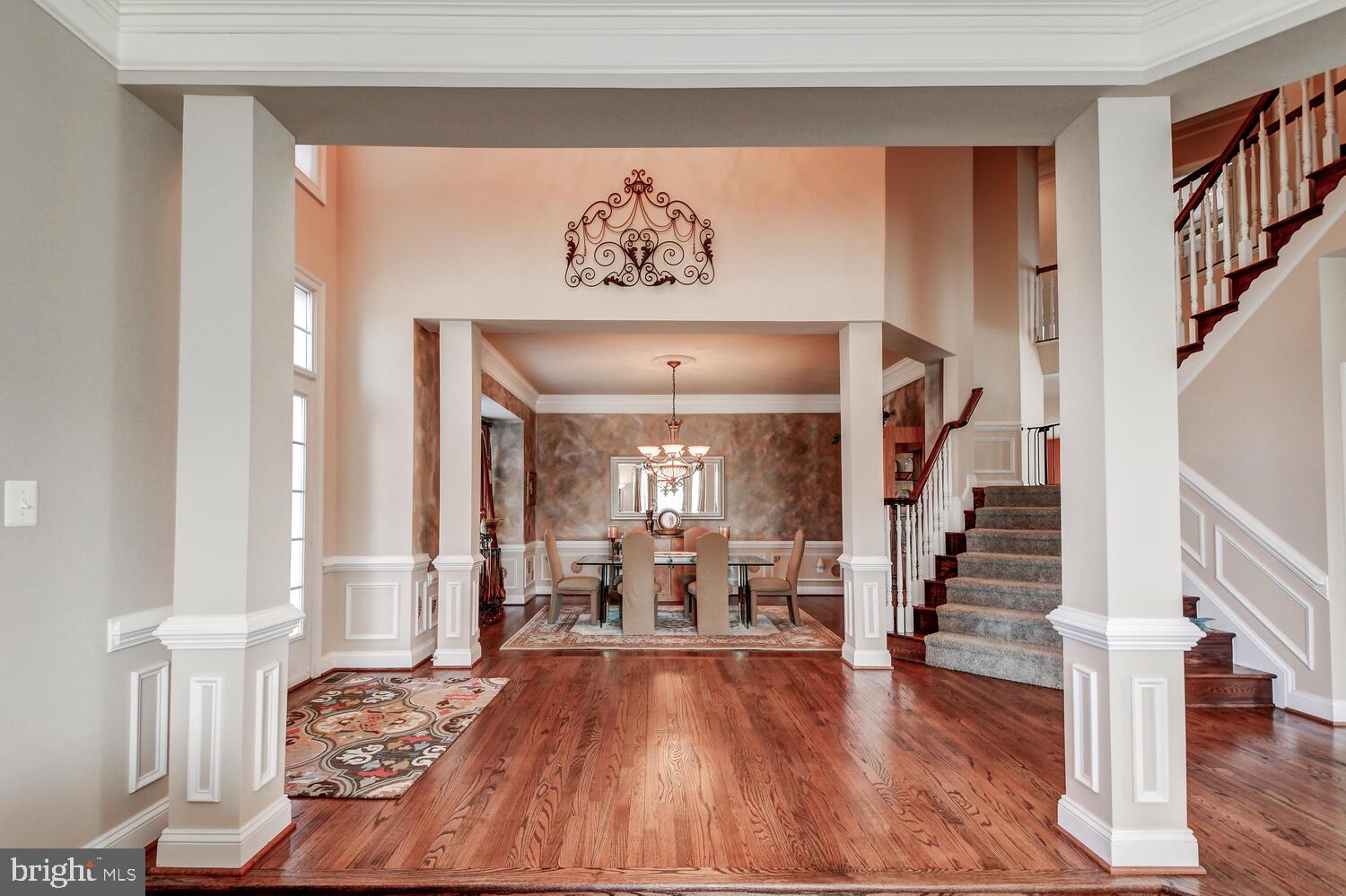 829 Stable Manor Road Reisterstown, MD 21136 - Photo 6 of 53 FOYER VIEW FROM THE LIVING ROOM