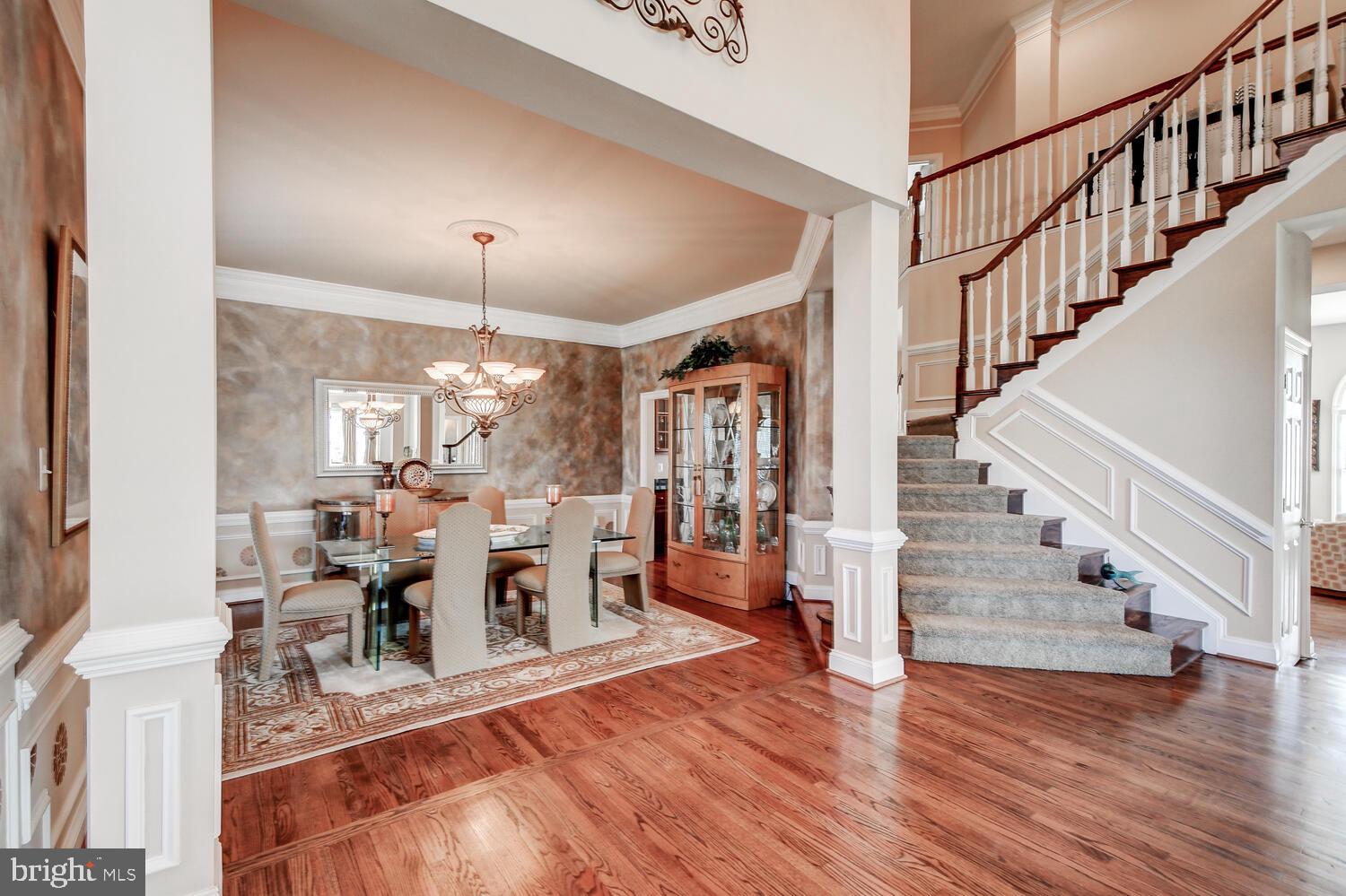 829 Stable Manor Road Reisterstown, MD 21136 - Photo 7 of 53 ELEGANT STAIRCASE & SECOND FLOOR OVERLOOK