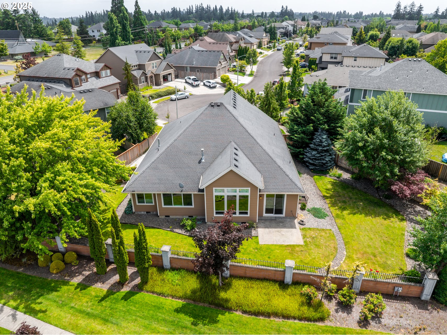 1401 South Dusky Drive Ridgefield, WA 98642 - Photo 41 of 46 an aerial view of a house