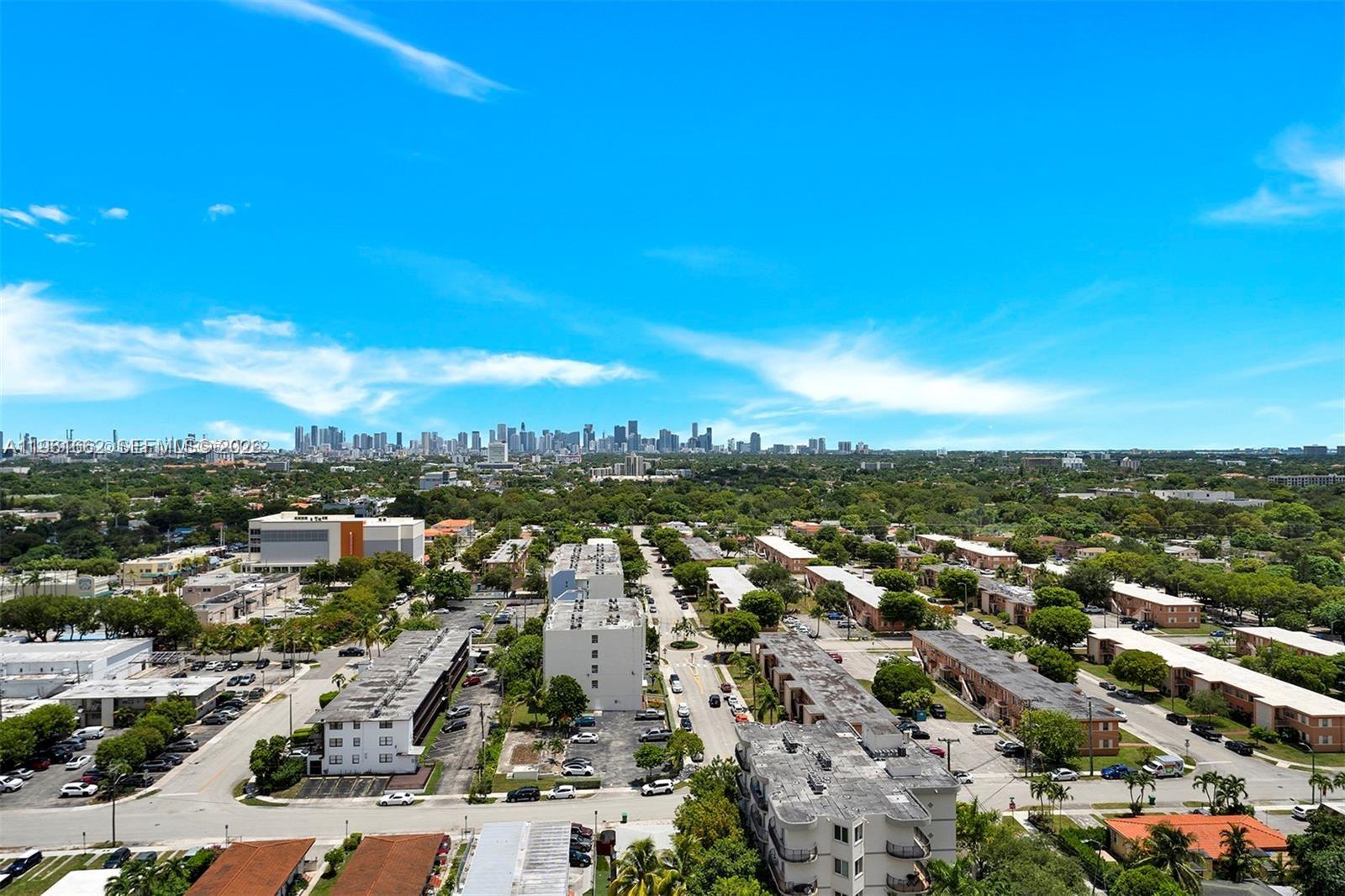 888 Douglas Road, Unit 1401 Coral Gables, FL 33134 - Photo 23 of 43 an aerial view of a city