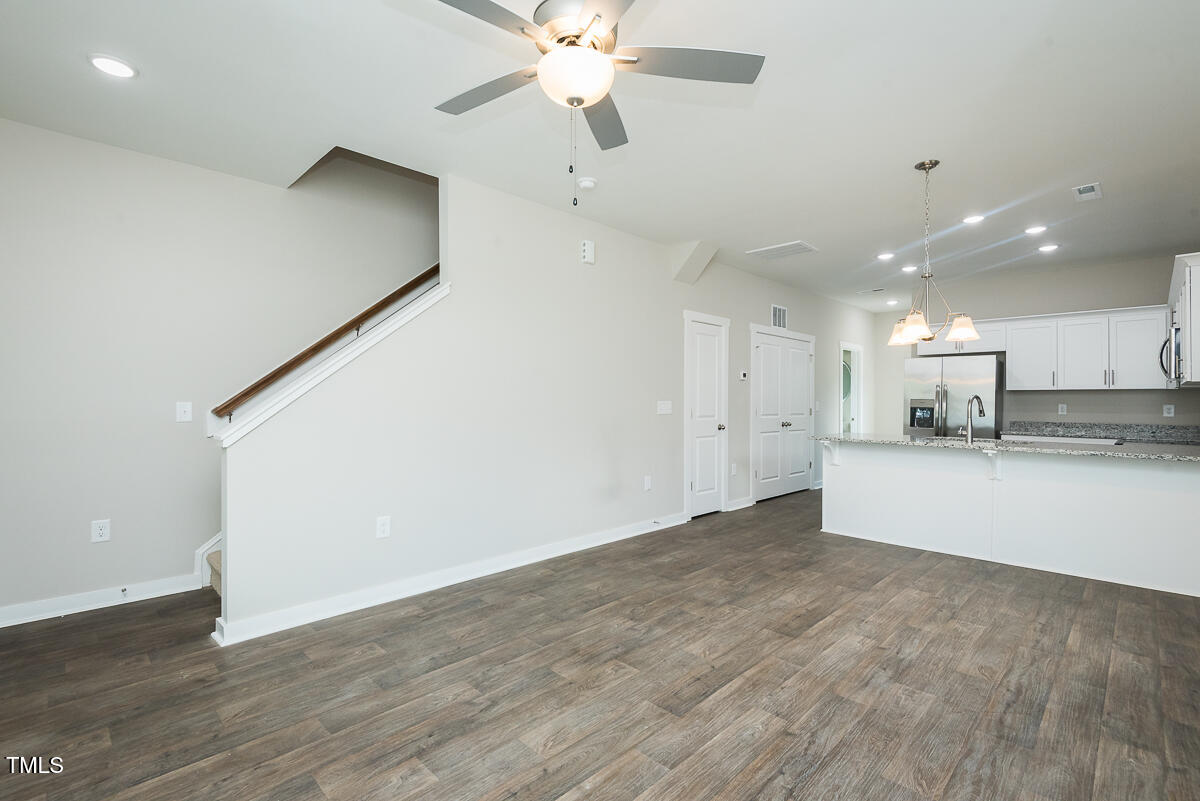 136 Ambergate Court Rocky Mount, NC 27804 - Photo 5 of 22 a view of kitchen with a sink and a refrigerator