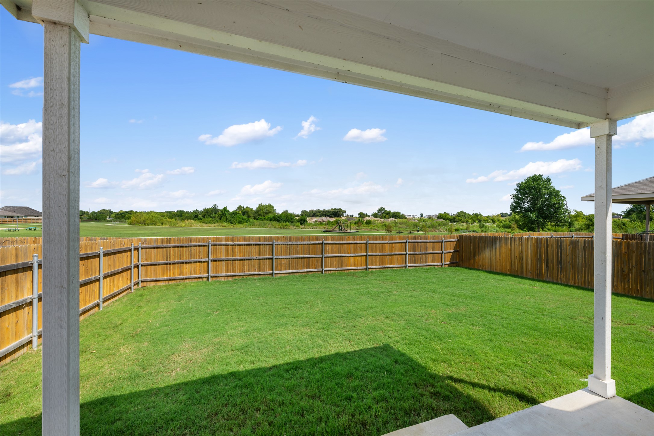 225 Gunther Way Taylor, TX 76574 - Photo 37 of 40 a view of a backyard with swimming pool