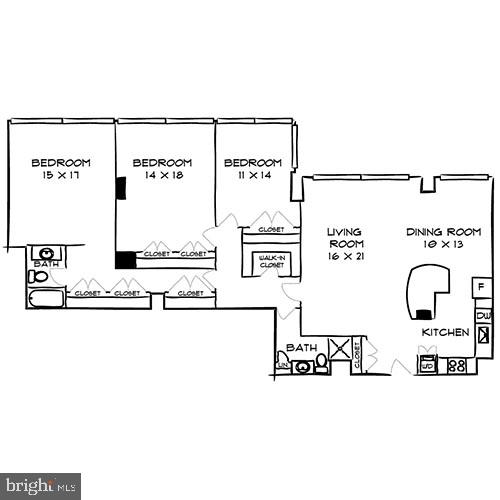 1815 John F Kennedy Boulevard, Unit 2B2801 Philadelphia, PA 19103 - Photo 1 of 15