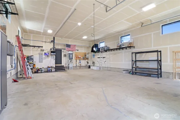 a view of storage and utility room