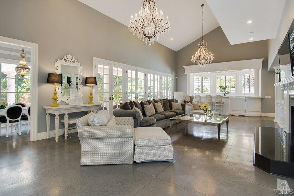 1784 Upper Ranch Road Westlake Village, CA 91362 - Photo 20 of 53 a living room with furniture and a chandelier