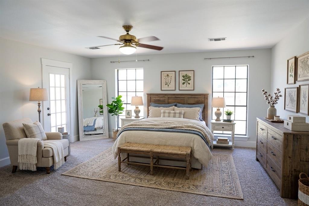 10575 Friendship Road Pilot Point, TX 76258 - Photo 10 of 32 Spacious room featuring neutral carpeting and light wall tones
