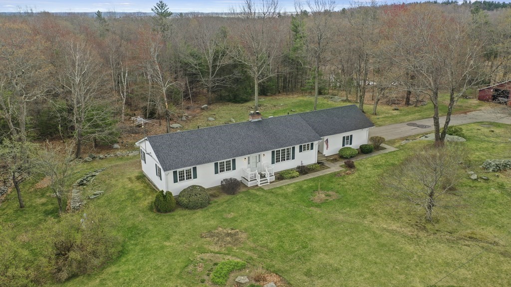 1007 Spring Hill Road Barre, MA 01005 - Photo 4 of 39 a aerial view of a house with a yard