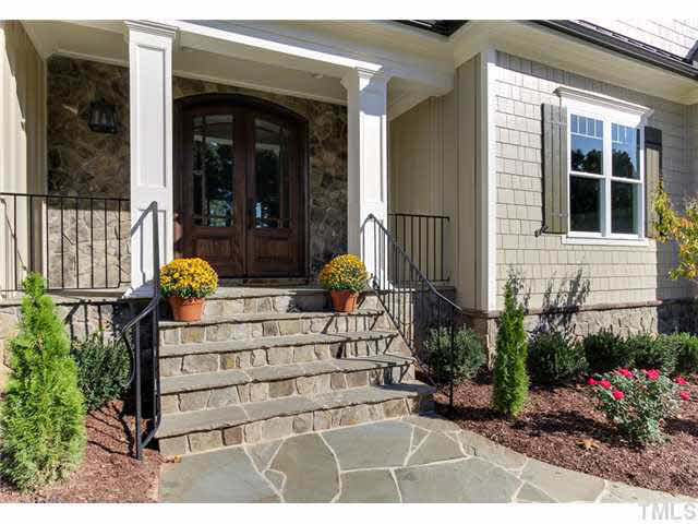 9238 Carlswood Court Raleigh, NC 27613 - Photo 4 of 24 Warm And Welcoming Front Porch And Stone Walkway.