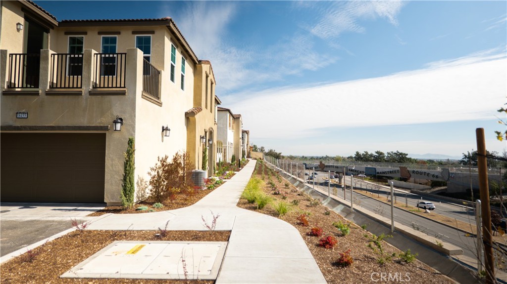 8457 Gabrielino Court Rancho Cucamonga, CA 91730 - Photo 18 of 58 a view of a balcony with an outdoor space