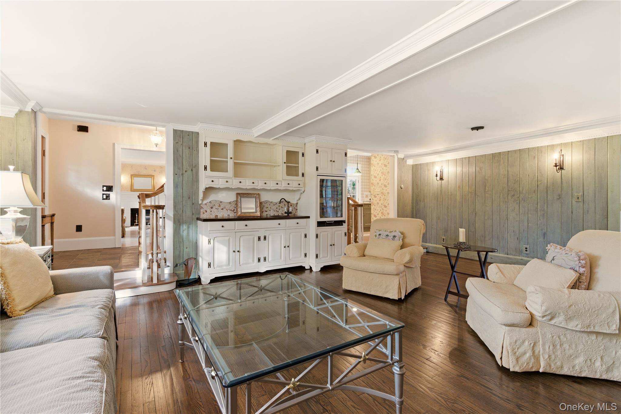 104 Fort Hill Road Huntington, NY 11743 - Photo 14 of 32 a living room with furniture and wooden floor