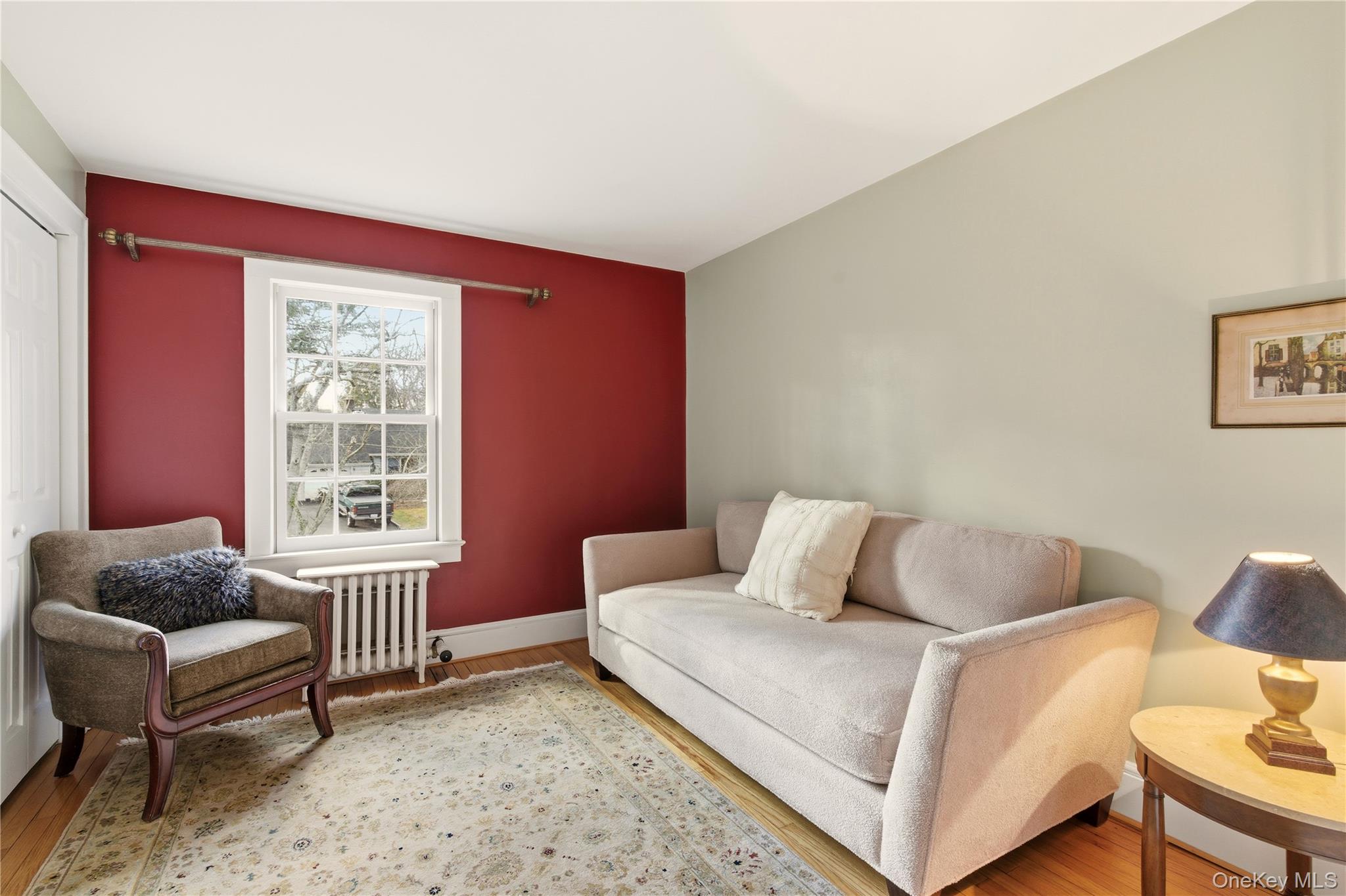 104 Fort Hill Road Huntington, NY 11743 - Photo 21 of 32 a bedroom with a bed and a couch