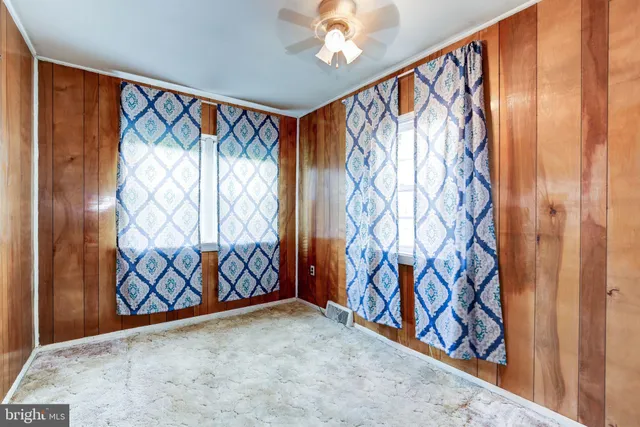 a view of a door and window in the house