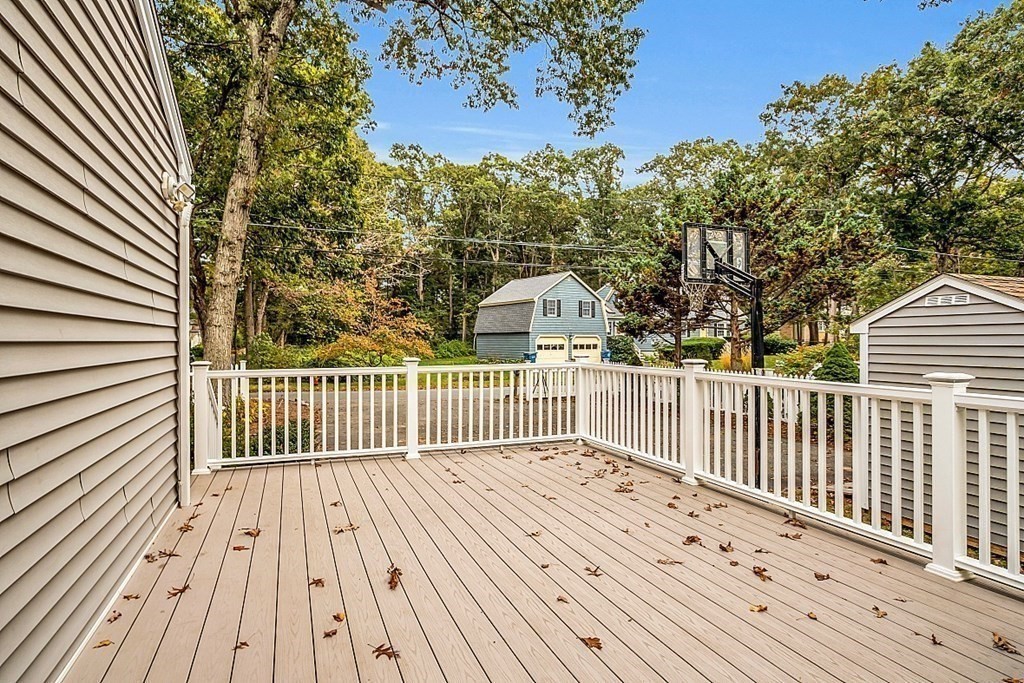180 County Road Tewksbury, MA 01876 - Photo 32 of 40 a view of a wooden roof with wooden floor and fence