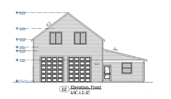 a view of a house and white wall