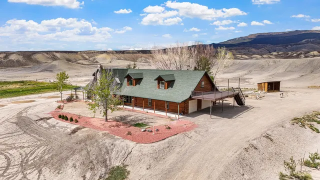 a view of a lake with a beach