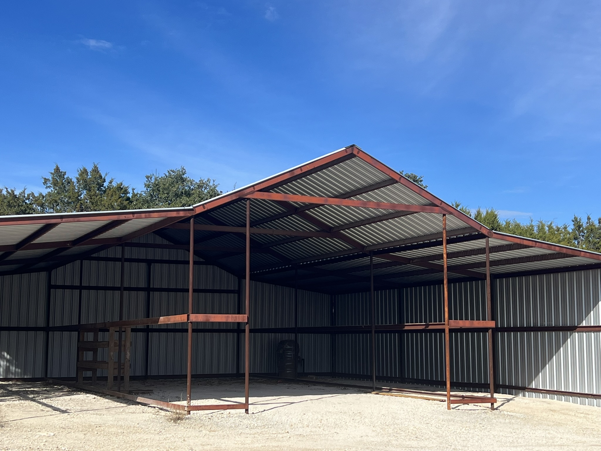 1374 Forest View Drive Blanco, TX 78606 - Photo 17 of 27 Metal structure at main house - large enough for Rv/boat storage, etc.
