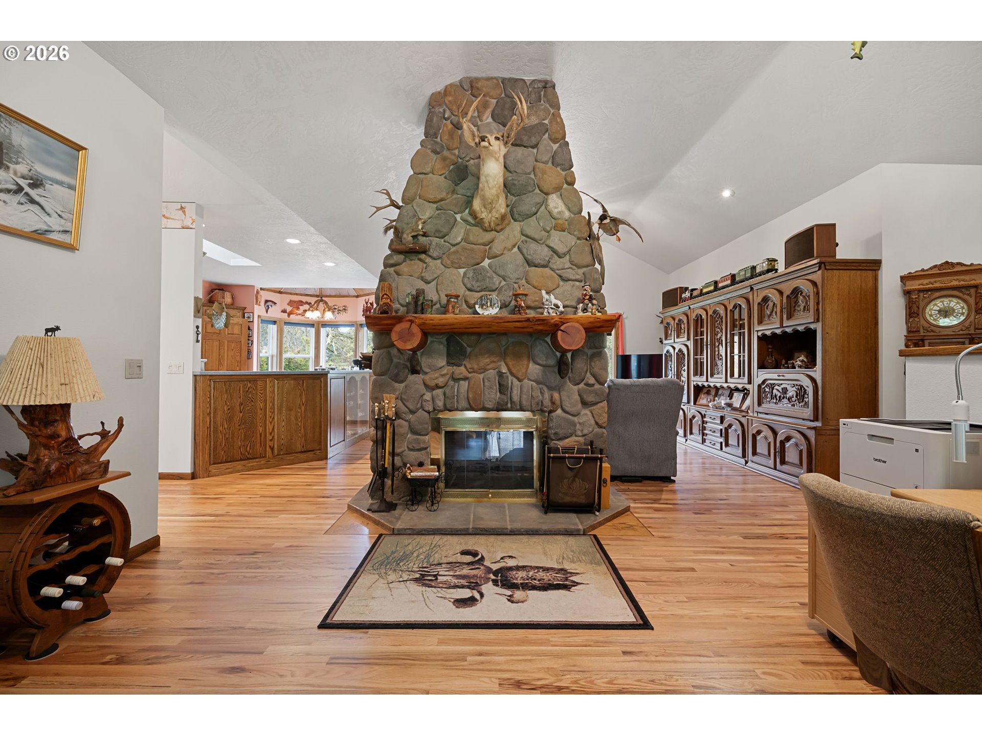 39428 Jasper Lowell Road Lowell, OR 97452 - Photo 11 of 46 Fireplace