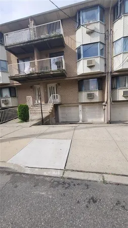 a view of a building with entryway