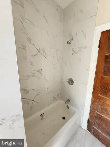 a locker room with window