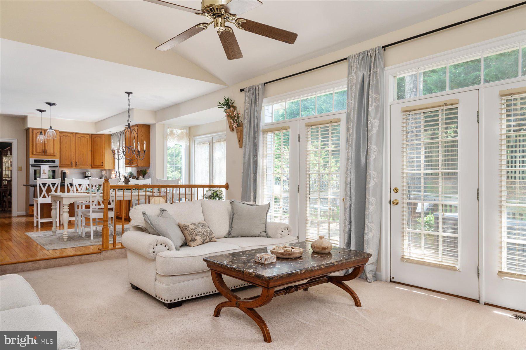 1321 Pleasant Meadow Road Crofton, MD 21114 - Photo 19 of 49 Family Room with access to the deck