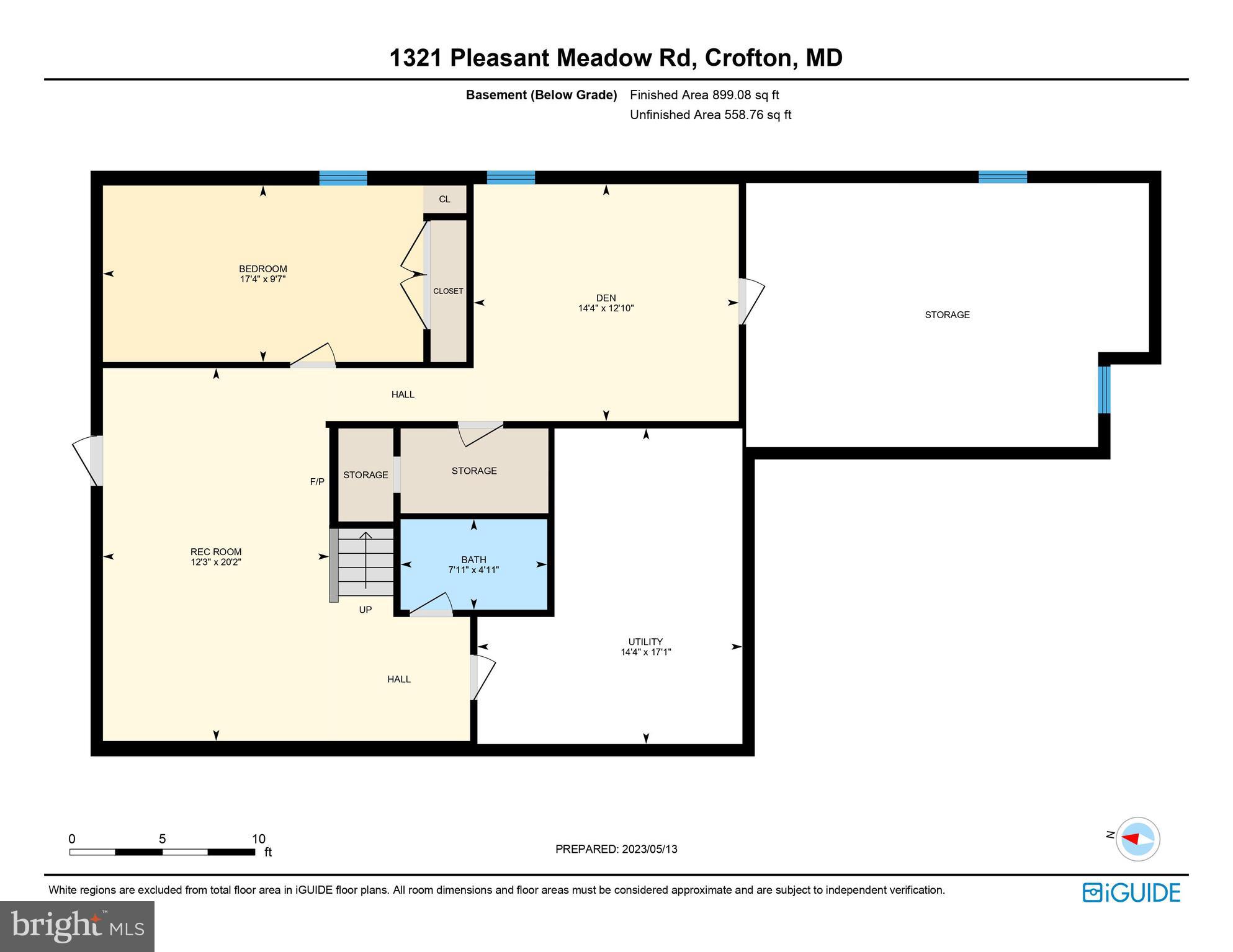 1321 Pleasant Meadow Road Crofton, MD 21114 - Photo 49 of 49 Lower Level Floor Plan