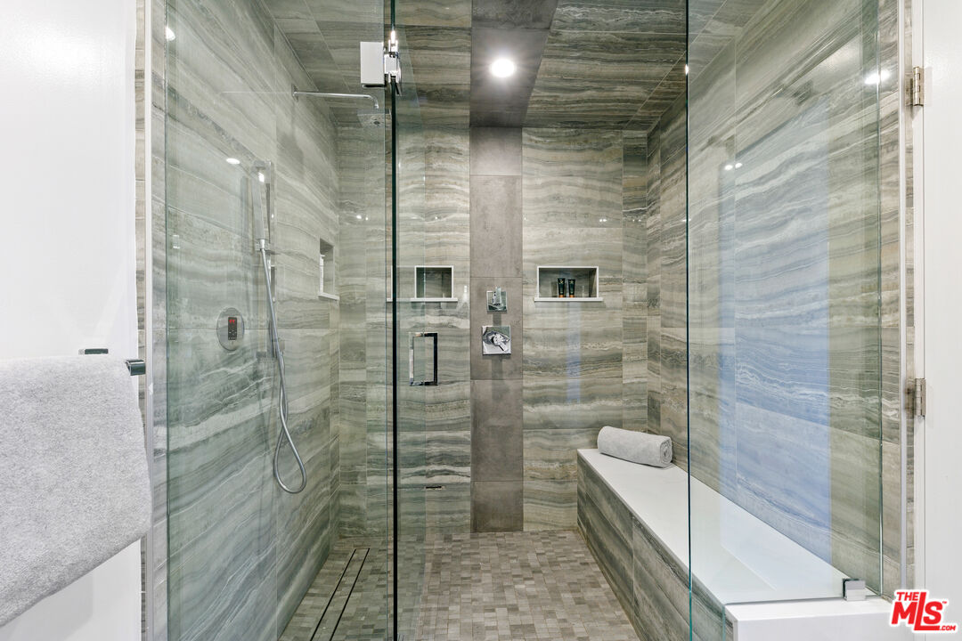 1876 Lookout Road Malibu, CA 90265 - Photo 42 of 48 a bathroom with a shower