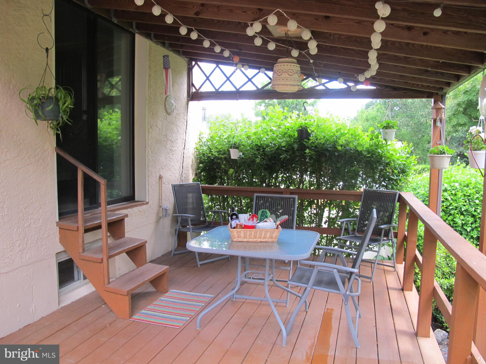 19 North Line Road Newtown Square, PA 19073 - Photo 17 of 39 Covered deck area....leading to