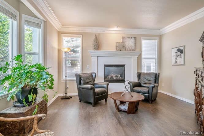 877 Eldorado Drive Superior, CO 80027 - Photo 4 of 34 a living room with furniture and a fireplace