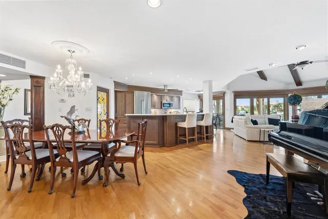 a view of a terrace with outdoor space