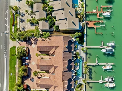 a outdoor space with lots of tables and chairs