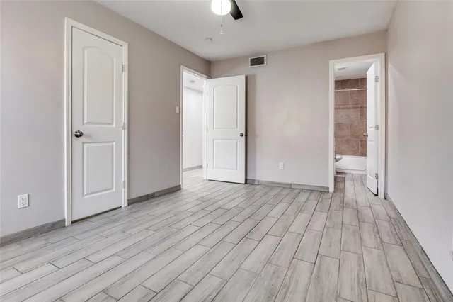 wooden floor in an empty room