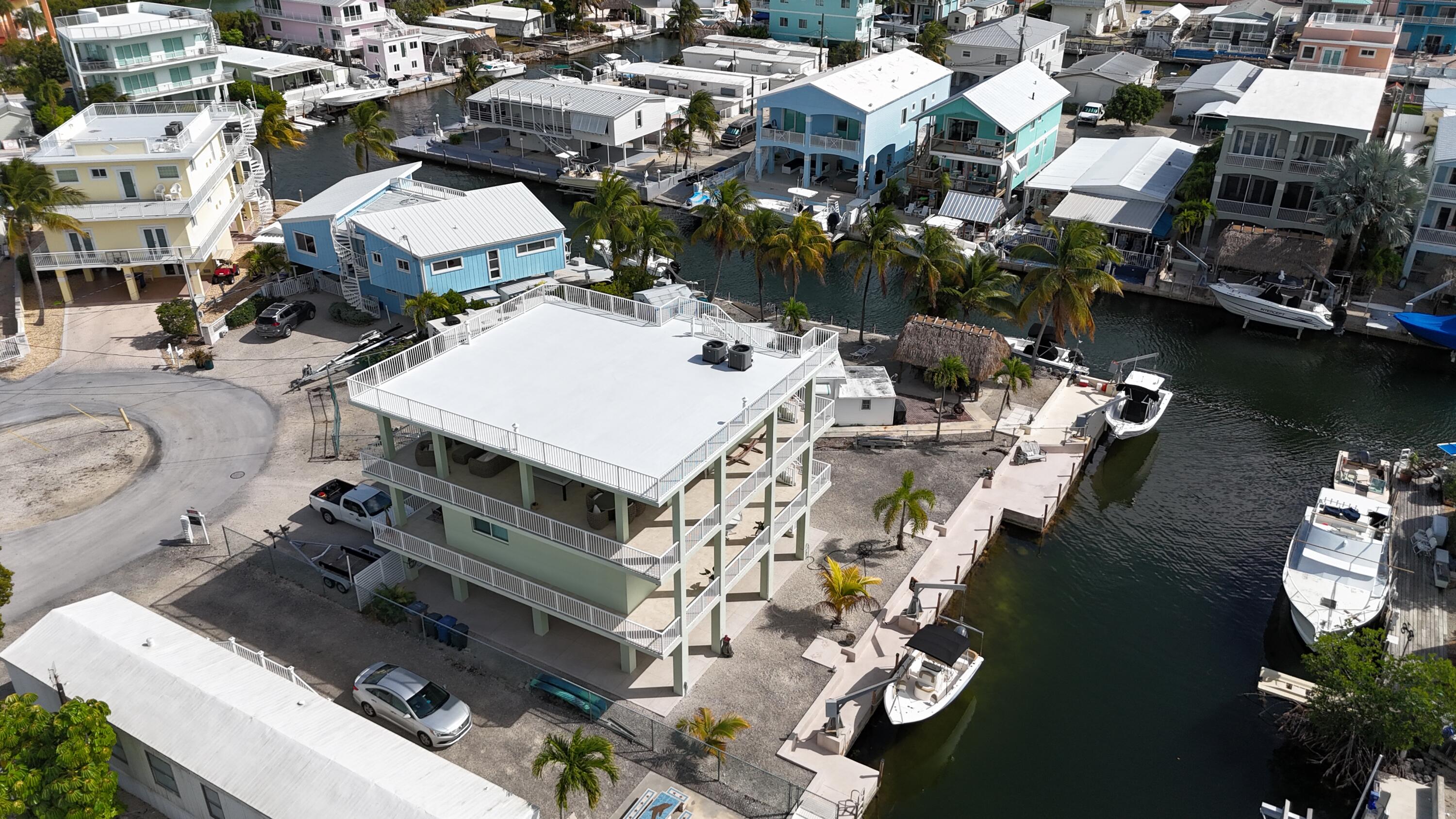 1305 Calder Road Key Largo, FL 33037 - Photo 50 of 57 Aerial View from Canal