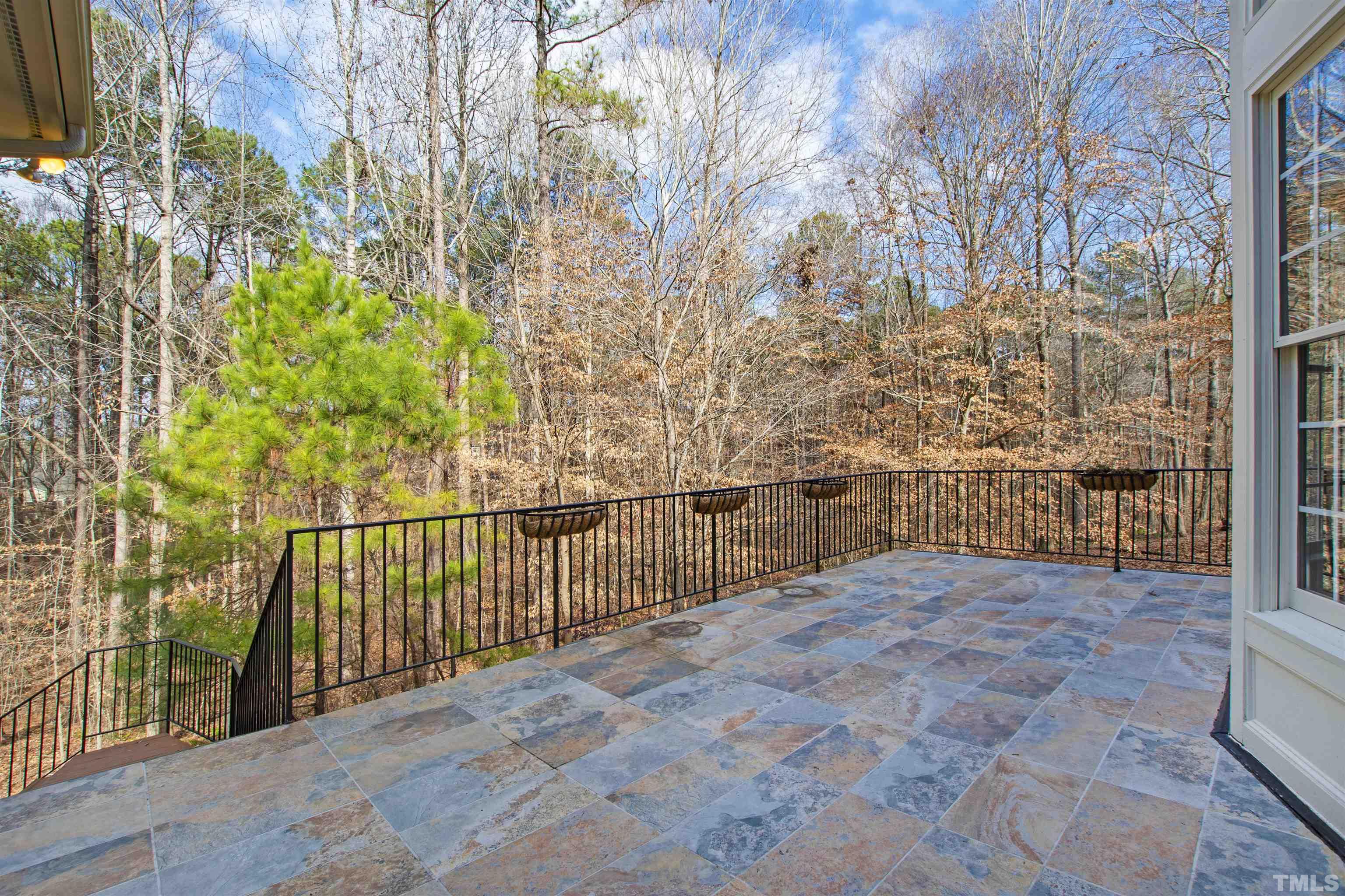 1313 Caistor Lane Raleigh, NC 27614 - Photo 5 of 84 a view of a pathway with a wrought fence