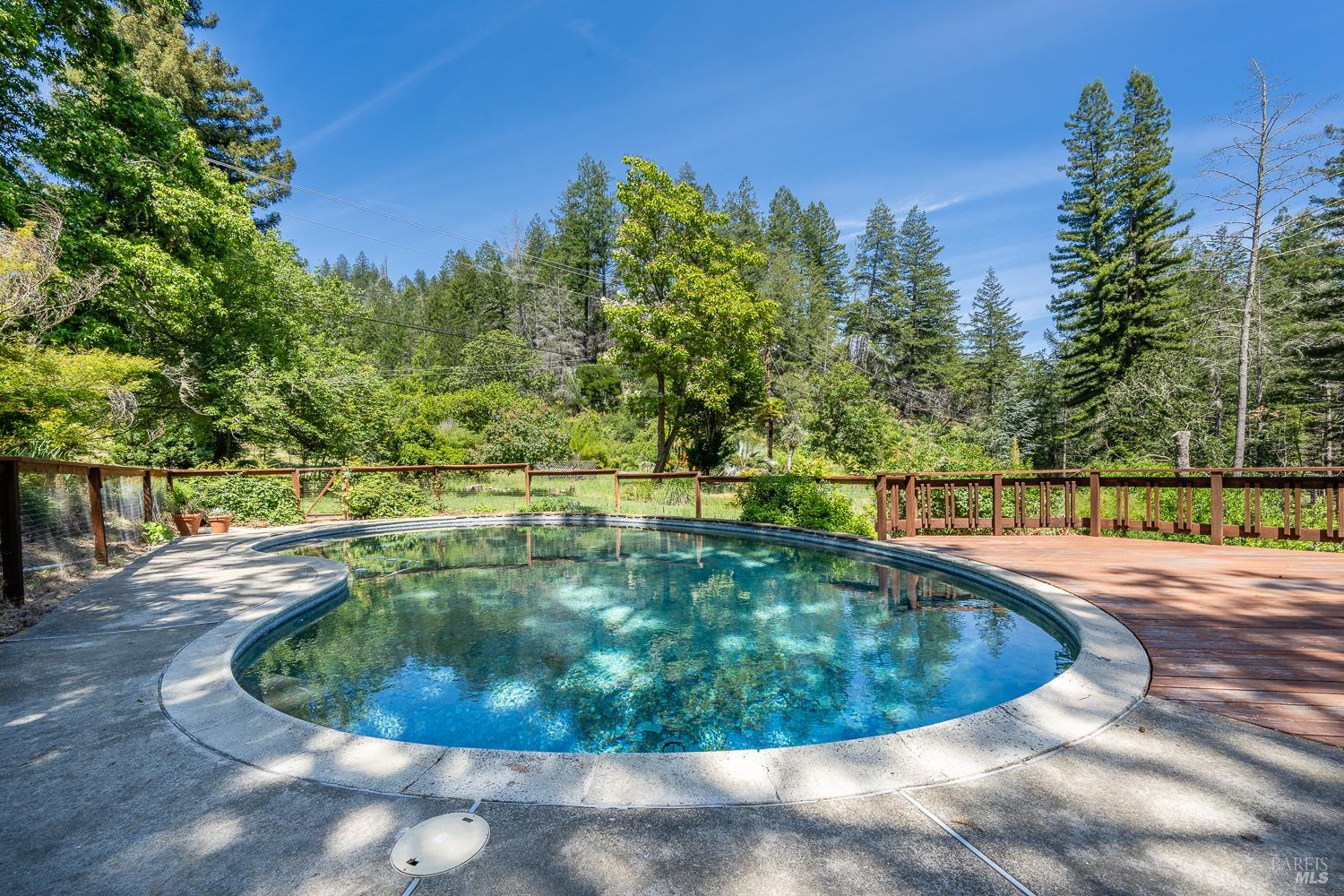 6662 St Helena Road Santa Rosa, CA 95404 - Photo 3 of 51 Inground pool with deck and fencing