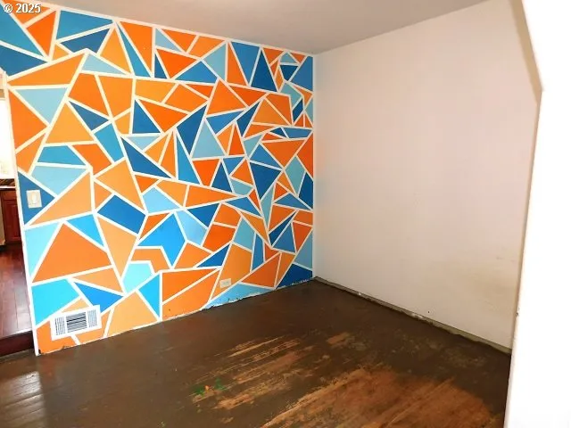 a view of an empty room