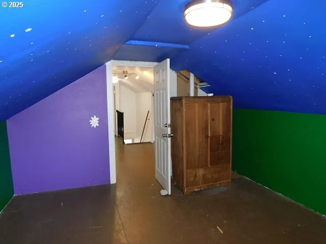 a view of a livingroom with a chair