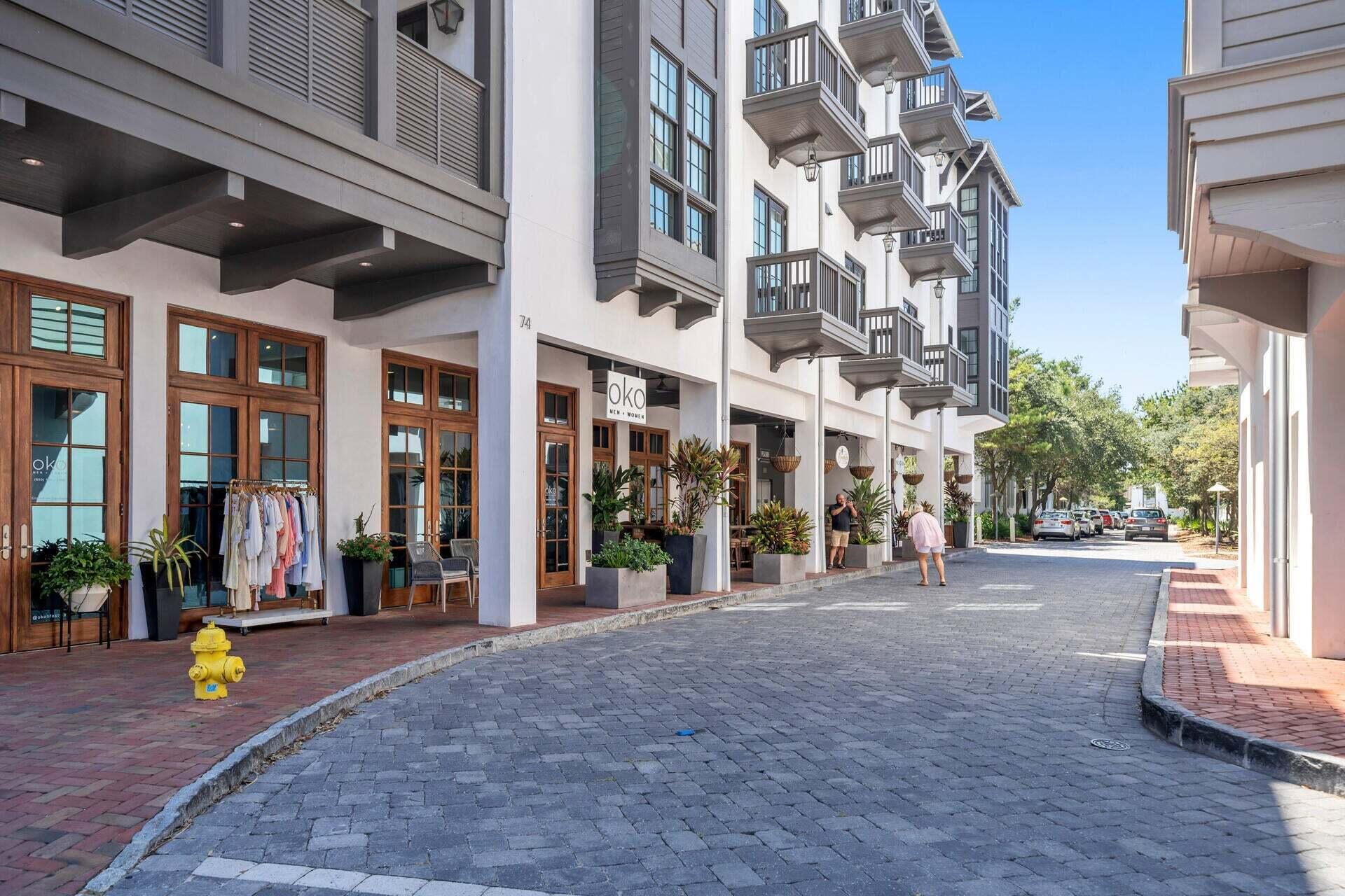 74 Town Hall Road, Unit 3A Rosemary Beach, FL 32461 - Photo 39 of 56 a view of a building with street view