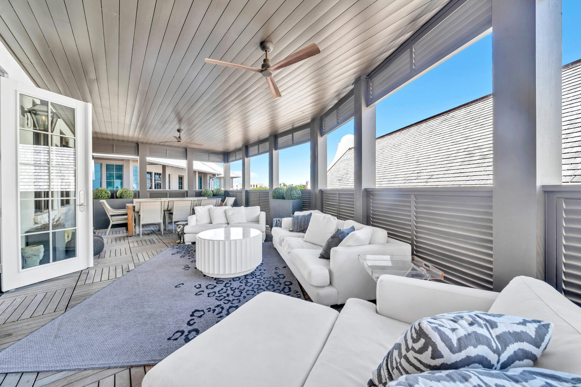 74 Town Hall Road, Unit 3A Rosemary Beach, FL 32461 - Photo 9 of 56 a living room with furniture and a large window