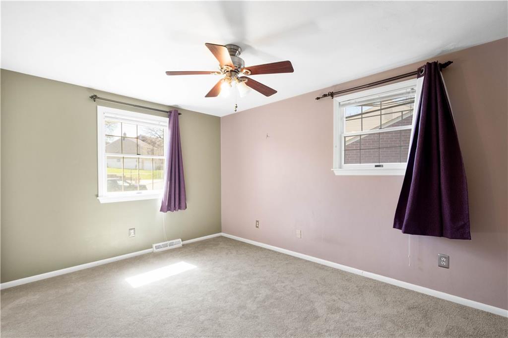 169 Balver Avenue Pittsburgh, PA 15205 - Photo 11 of 24 an empty room with windows and fan